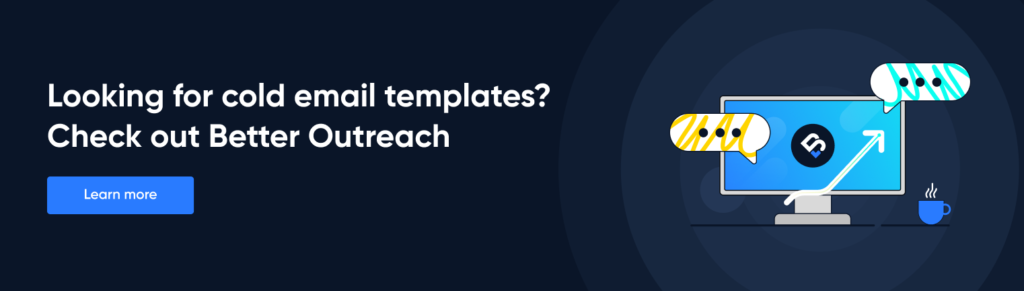 Better Outreach cold email templates