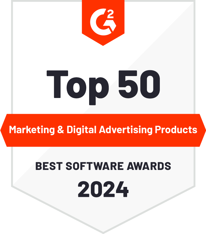 Top 50 Marketing and Digital Marketing Products - 2024 G2