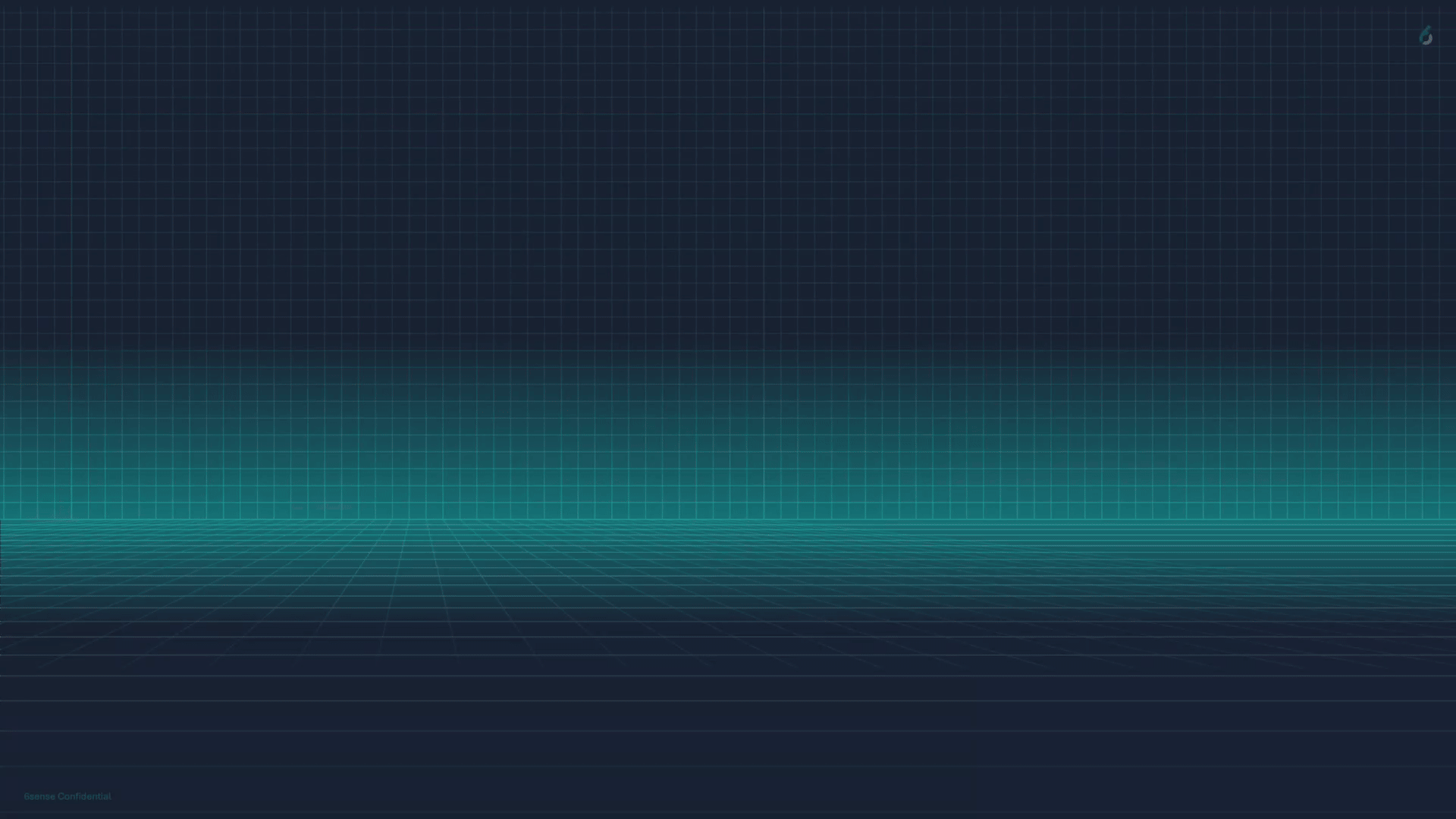 A rendered GIF shows a quick preview of the Intelligent Workflows canvas on a laptop. The short video shows a user dragging an element onto the canvas to create a new workflow that pushes a contact into a Salesloft cadence if the contact is showing high intent.