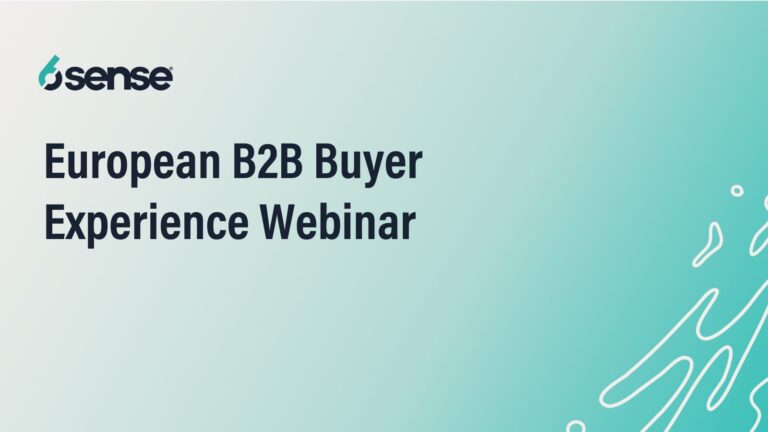 B2B buyer experience webinar