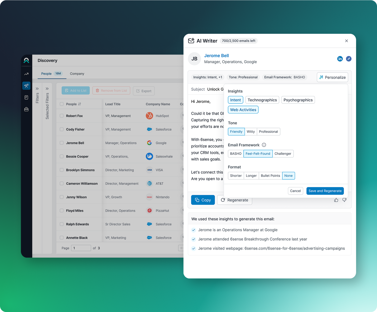 AI Writer open beta: smarter sales emails for all