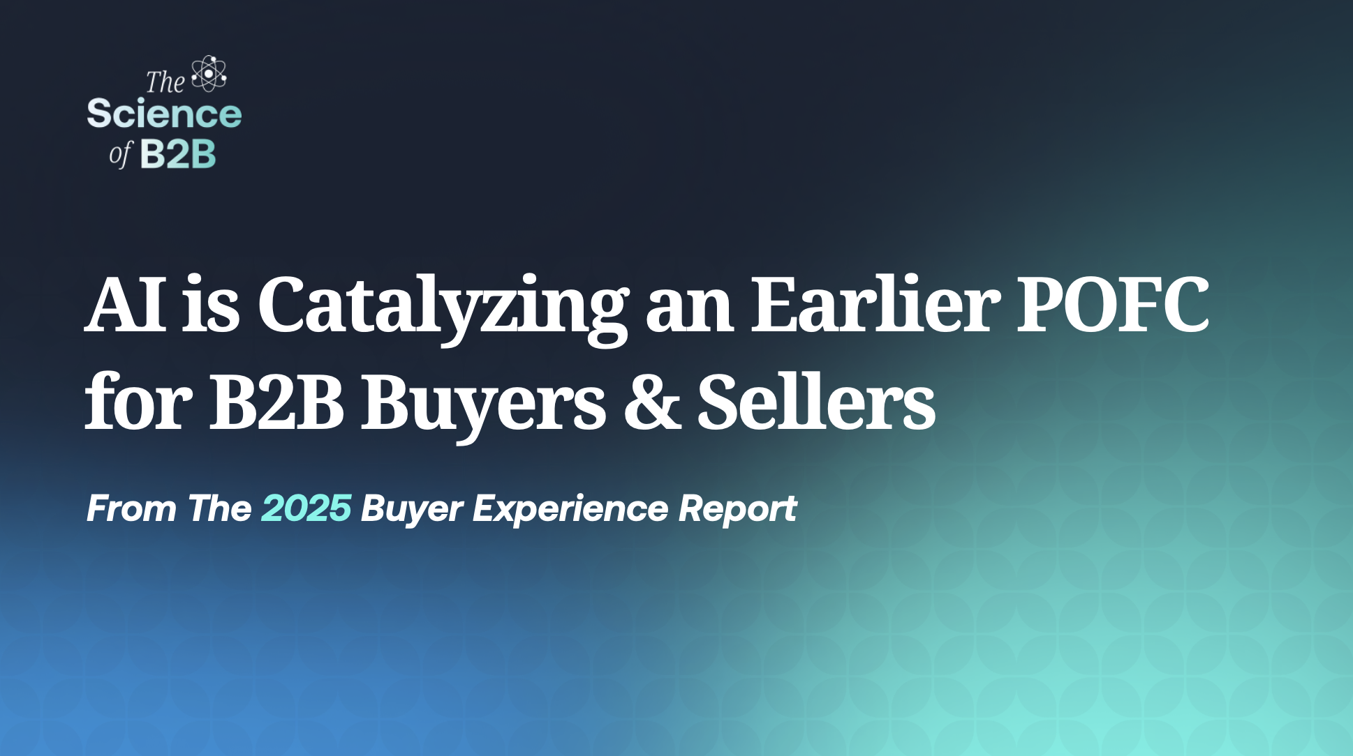 “AI Inside” Is Catalyzing an Earlier Point of First Contact (POFC) for B2B Buyers and Sellers
